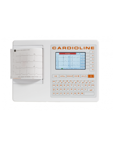 Electrocardiógrafo 6 canales Cardioline ECG100+