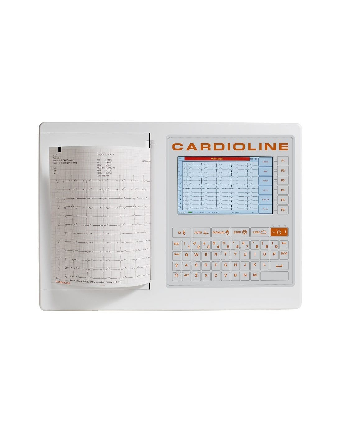 Cardioline ECG 100S de 12 Derivaciones