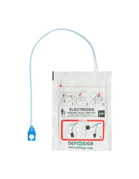 electrodos adulto para Desfibrilador semiautomatico DefiSign Life