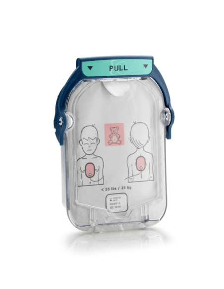 electrodos pediátricos para desfibrilador Philips Heartstart HS1