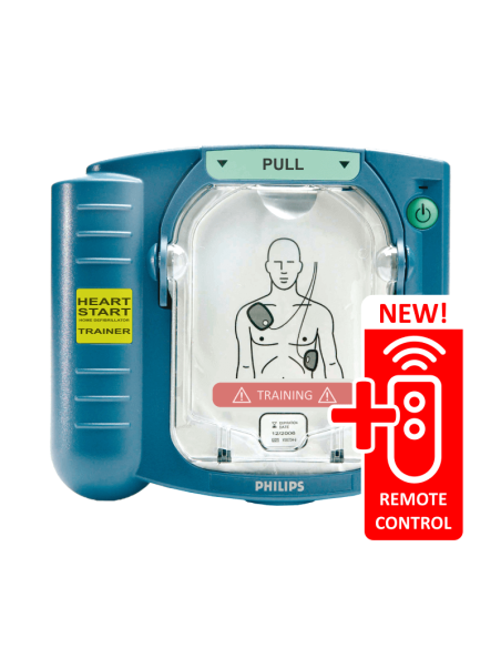 Simulador Philips Heartstart HS1 AED con control remoto