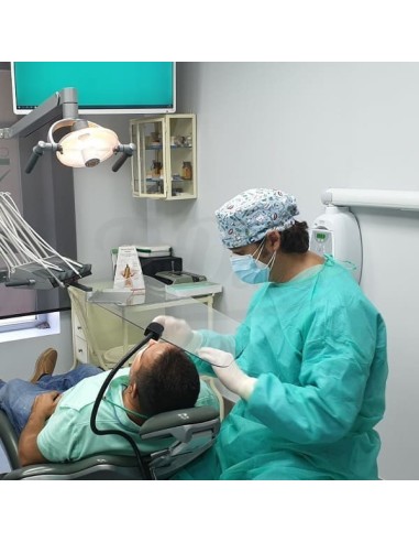 Mampara de protección FlexiHealth para uso médico